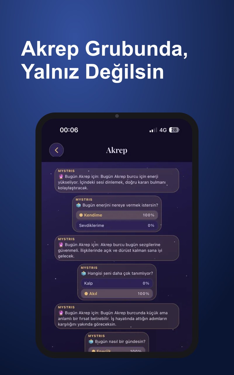 MYSTRIS grup sohbeti - Akrep burcu topluluğu